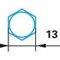 Adaptateur hexagonal CLASSIChollowcore